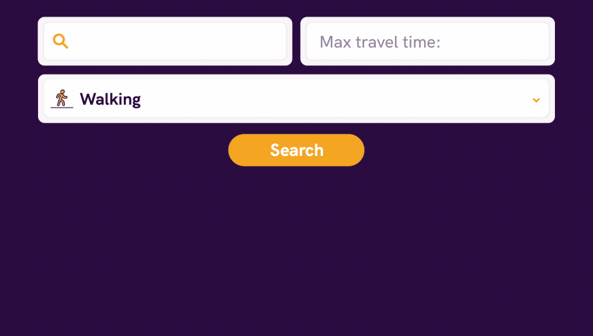 Search filtering UX